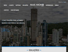 Tablet Screenshot of maxmohr.com.br